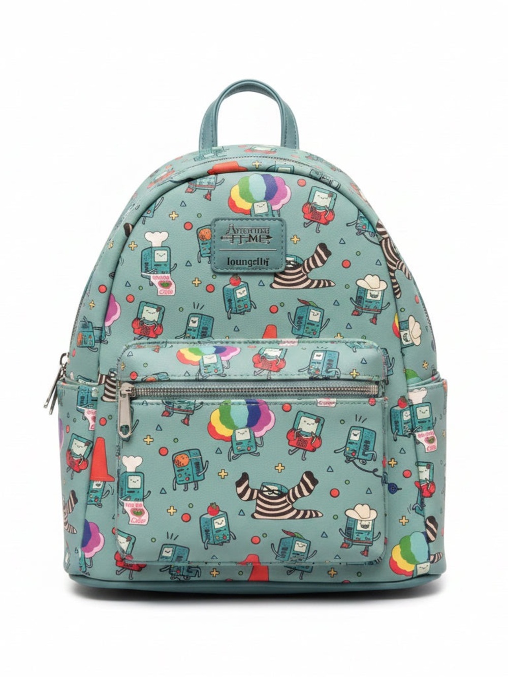 Loungefly Adventure Time BMO Mint Green Kids Mini Backpack